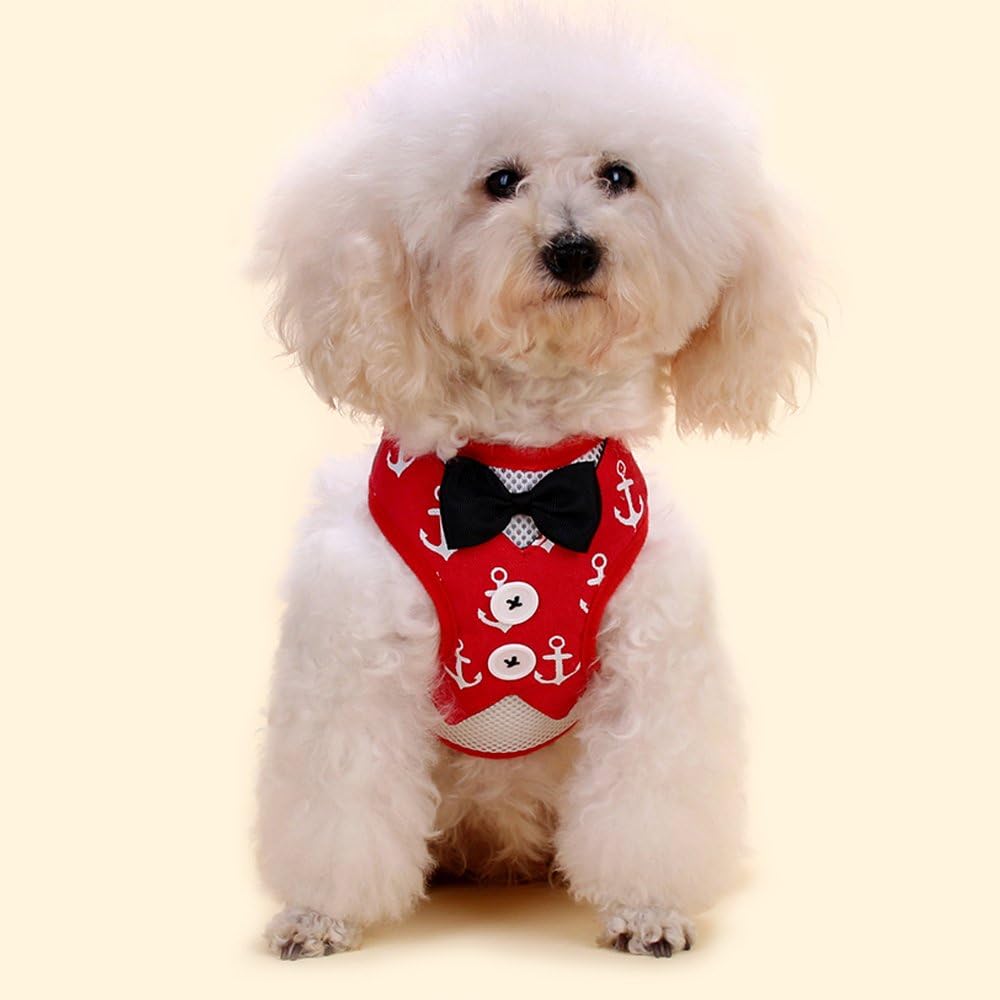 Taille L XMDZ Harnais Poitrine Chien Anti Traction Design Noeud 