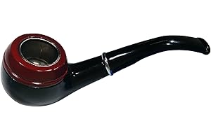 Nicky Bigs Novelties Gentlemen's Fake Novelty Pipe - Sherlock Holmes Prop Pipe - Costume Bubble Pipe - Detective Accessories Adult Stage Cosplay Halloween Costume Prop