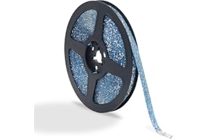 HUAKAILE Ceiling Molding Peel and Stick, Flexible Wall Trim Self Adhesive, Caulk Tape Sealant Strip Waterproof, Decorative Gap Sealing Tape for Bathroom, Kitchen, 19.7Ft x 0.3In (Silver)