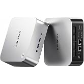 AOOSTAR MACO AMD Ryzen 7 6850H Mini PC (Beat 7735HS/7730U/6800H, up to 4.7GHz), 24GB LPDDR5 RAM+ 1TB PCIe4.0 NVMe SSD, 3&times;M.2 Slots, Dual 2.5G LAN, Dual USB4, OCuLink, 4-Screen 4K Display
