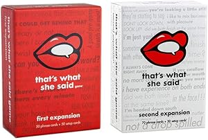 That's What She Said Game First and Second Expansion Bundle