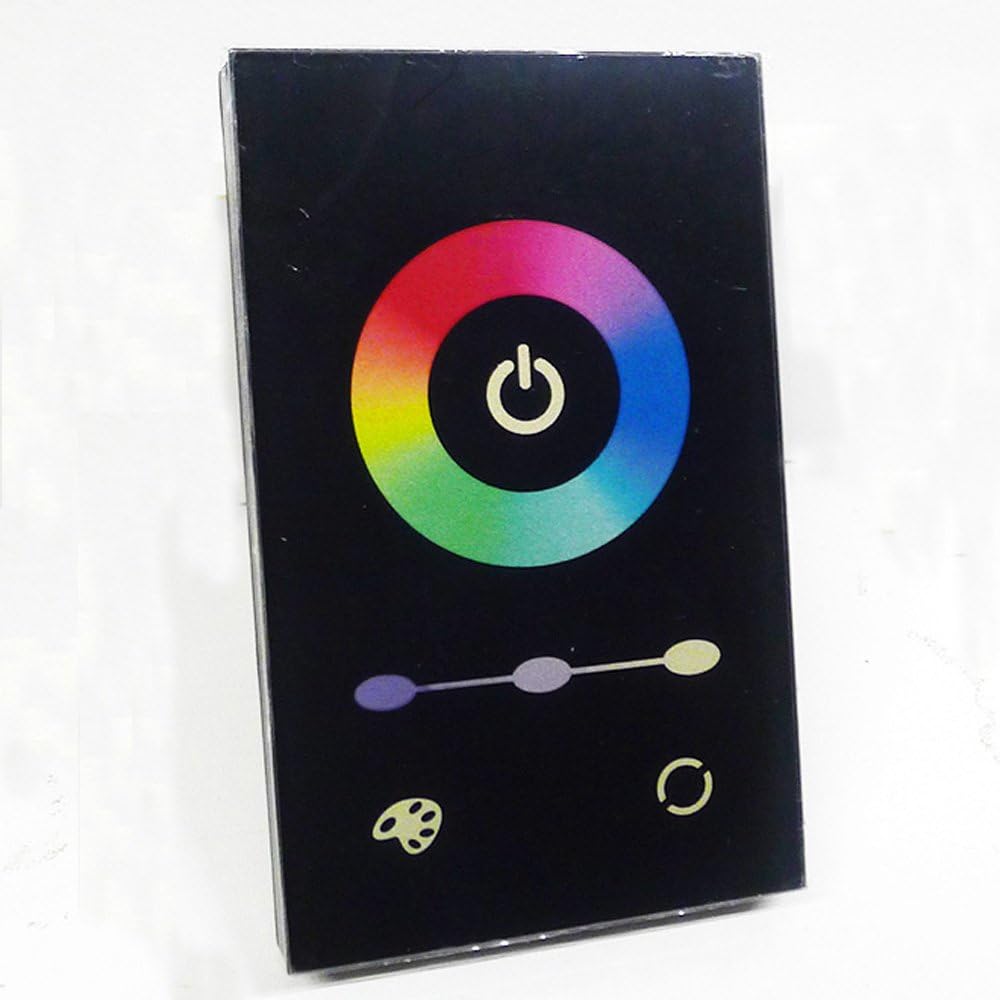 LEDENET Touch Panel RGB LED Strip Controller Switch 3 Channel Output DC 12V 24V + 1pc Logo Cleaning Cloth