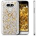 kwmobile Case for LG G5 / G5 SE - Clear TPU Soft Phone Cover - Flakes Design, Gold/Transparent