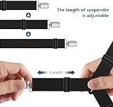 Lesfit Bed Sheet Clips, 4 Pieces, Black Sheet Fasteners for Bedding view 5
