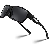 FEISEDY Polarized Sunglasses Readers - UV400 Protection, Wrap Sports, Outdoor Reading Sunglasses - Fishing Driving B2379