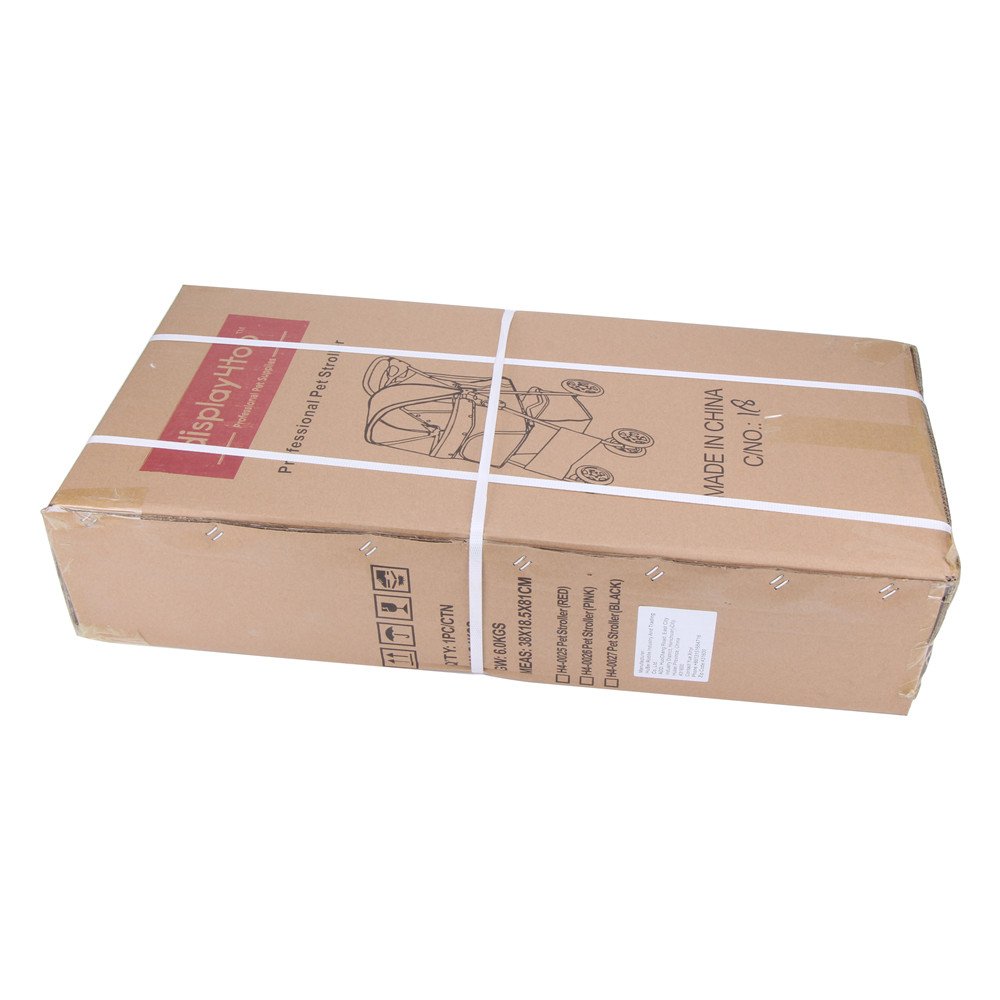 Display4top Pet Travel Stroller Dog Cat Pushchair Pram Jogger Buggy