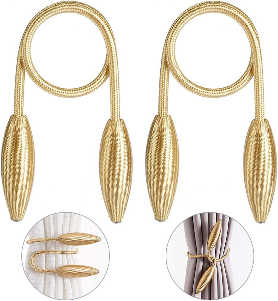 Yumi V Curtain Tie Back, 2 Pieces Curtain Tieback Hooks Creative Hand