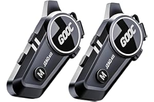 JZAQ Motorcycle Helmet Bluetooth Headset Helmet Bluetooth Intercom 2 Riders Noise Cancellation Speakers Communication Systems Motorcycle Riding/ski/Cycling/Sports（2PC）