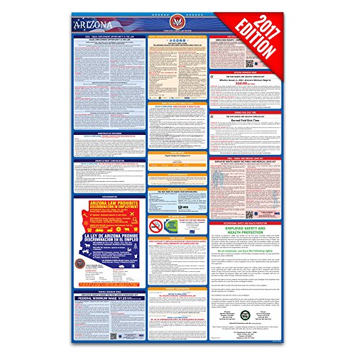 2017 Sign Poster Kits Arizona Labor Law Poster State & Federal