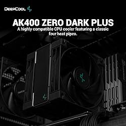 DeepCool AK400 ZERO DARK PLUS CPU Air Cooler 220w