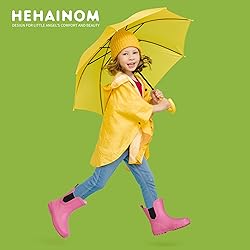 Hehainom Girls Rain Boots Toddler Kids Rain Boots