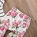 Toddler Baby Girls Floral Hooded T-Shirt Top + Pants Outfits Set Kids Clothes