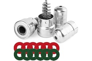 BELOMI 12PCS Battery Terminal Anti Corrosion Washers Protector Fiber and 2PCS Cleaning Brush, Automotive Accessories Universal for Car, Marine, Boat, RV