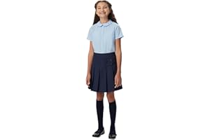 French Toast Girls Adjustable Waist Pleated-Front Two-tab Scooter