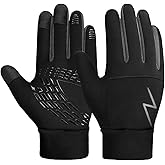 YukiniYa Kids Winter Gloves Back Water Repellent Touchscreen Warm Fleece Anti-Slip for Boys Girls Teen 3-15 Years