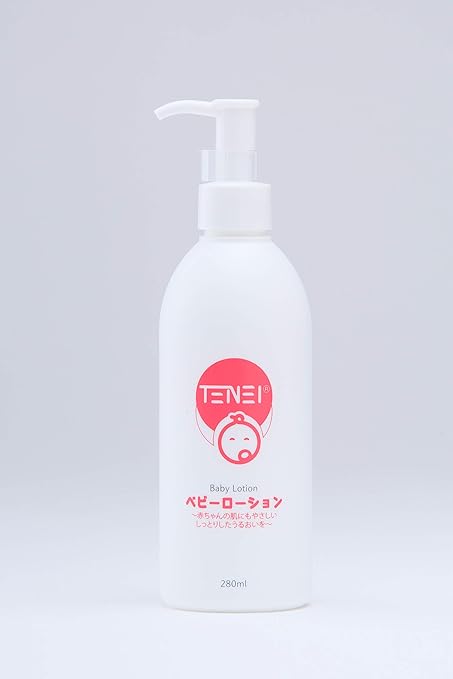 Amazon 新生児から使える Tenei 無添加ベビーローション ポンプ 280ml 国内生産 天栄 Tenei ベビーローション