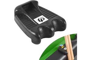 TORPSPORTS Pool Cue Holder,2 Cue Portable Pool Stick Holder for Table,Portable Billiard Cue Rack with Chalk Holder, Mini Pool Cue Holder Claw, Non-Slip Stick Holder for Pool Cues