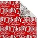 Hallmark Reversible Christmas Wrapping Paper Bundle, Contemporary Foil (Pack of 3, 60 sq. ft. ttl.) (5EWR2154)
