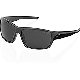 TOROE Eyewear FIELD Wrap Around Sport Sunglasses With Polycarbonate Polarized Lenses, Lightweight TR90 Frame