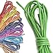 Women's DailyShoes Round Waxed Shoelaces (Ten Pair) (Great for Men's Shoes)