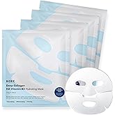 Ueseinl Collagen Face Mask, Bio-Collagen Deep Hydrating Overnight Mask with Hyaluronic Acid, Anti Wrinkle Lifting Mask for All Skin Types, Anti Aging Facial Mask,Pore-Minimizing,Firming&Elasticity