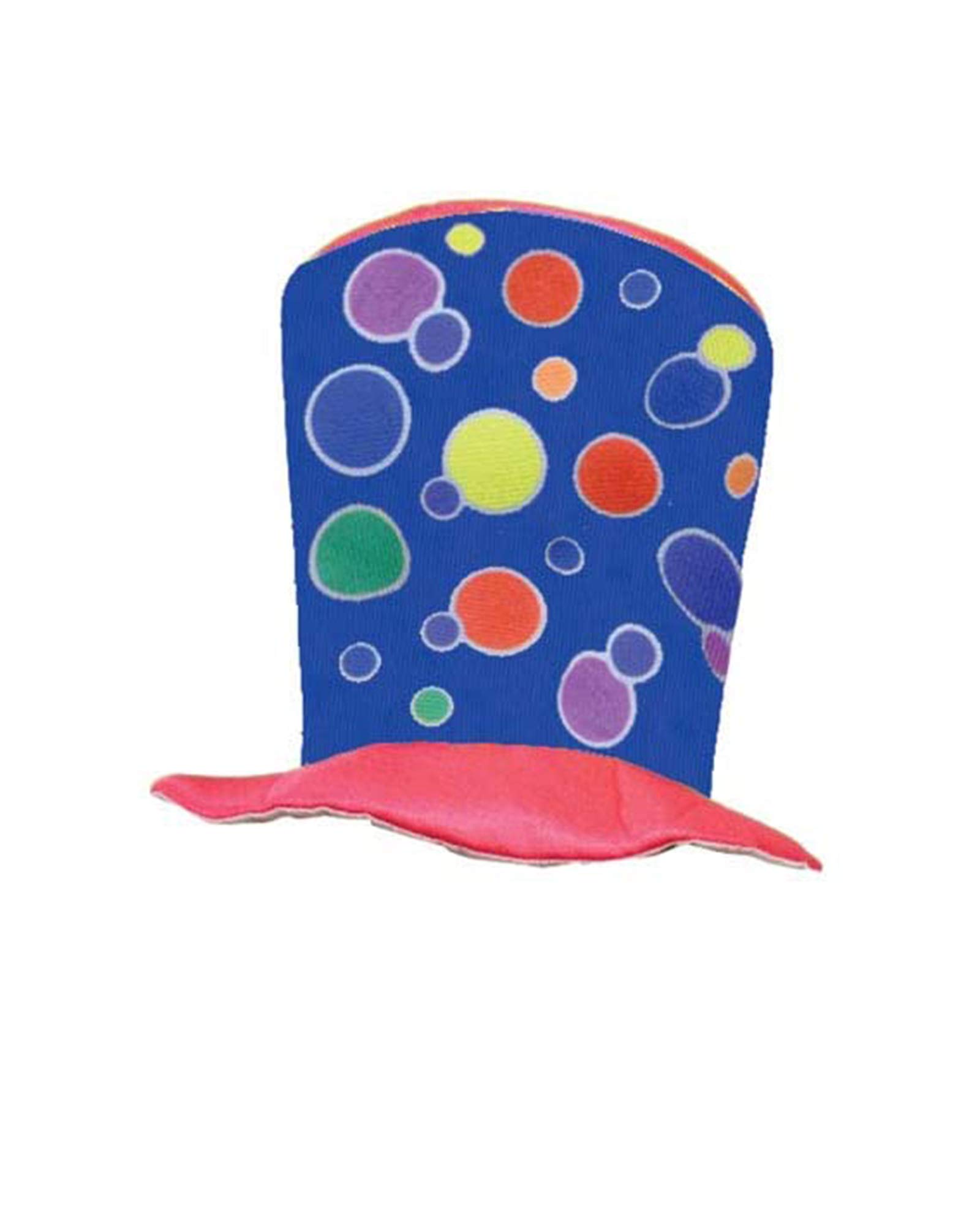 Dress Up America Blue Clown Top Hat