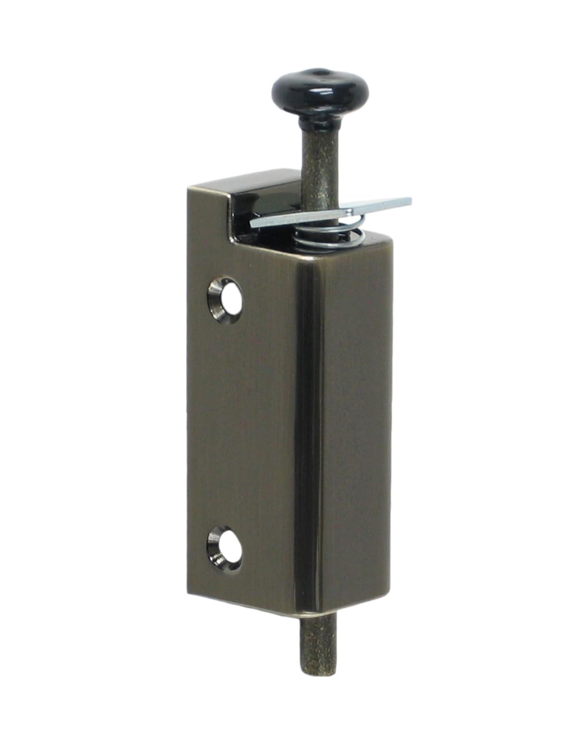 FPL Sliding Door Lock Security Foot Bolt in Antique Brass Quickly and
