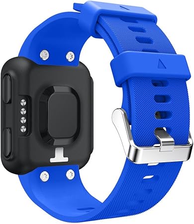 Peibo SW45 Correa de recambio para reloj Garmin Forerunner 35, gel de sílice, flexible