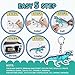 YGDZ Shrinky Films, 14pcs Clear Heat Shrink Plastic & 12pcs Traceable Shrinky Art Paper Sheets for Kids Boys Girls, DIY Keychain Charm Crafts Gift
