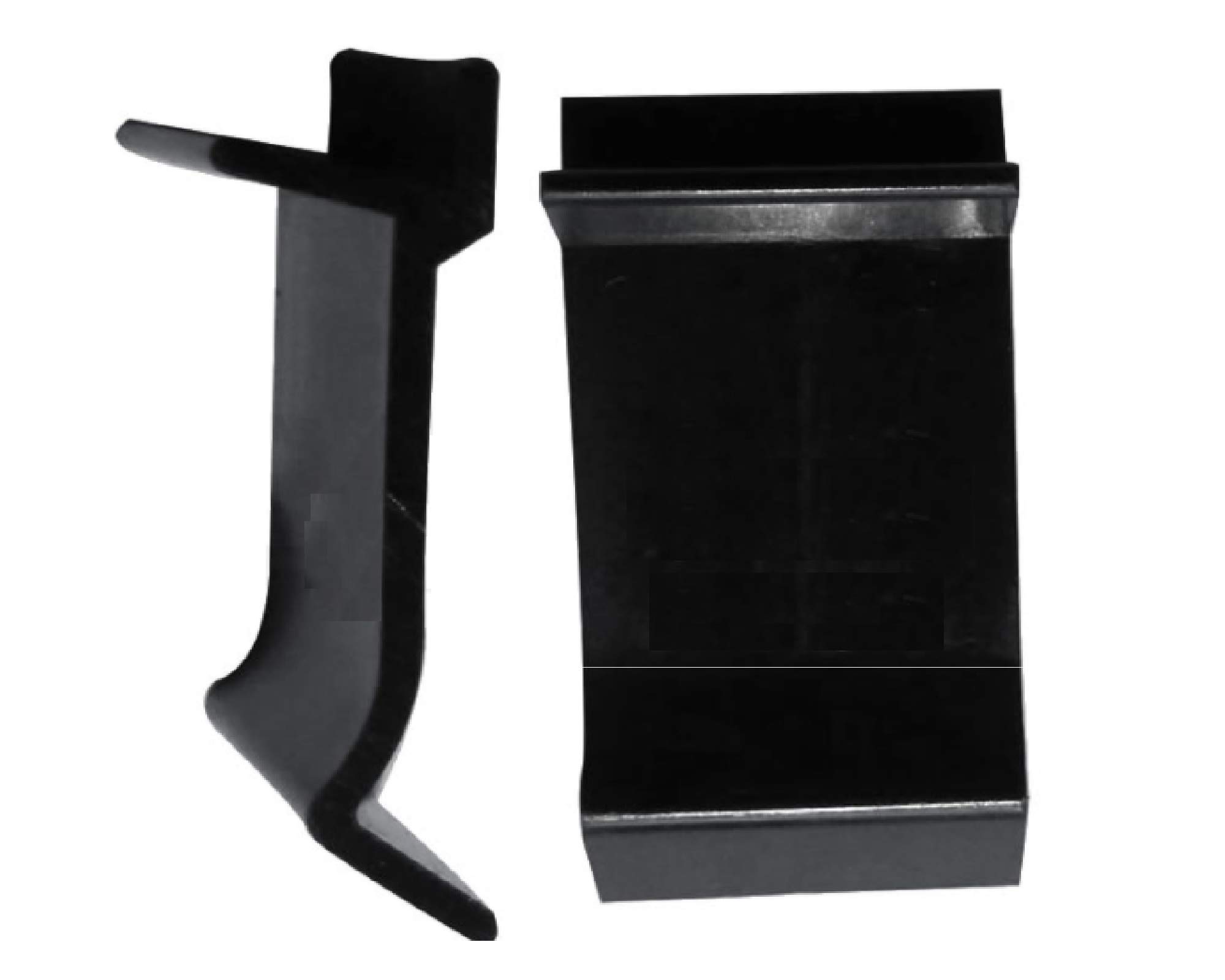 NickHouse Table Rim Clip Nylon Patio Furniture Clips 1.575" X .760" Patio Table Clips for Glass Top and Acrylic Tops - Securely Holds Tops in Removable Rim - 10 pcs Black