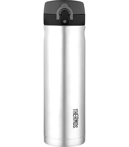 Amazon.com: Thermos - Charcoal Direct Drink Flask (470ml) Reusable Insulated  Stainless Steel Thermal Coffee Cup for Hot or Cold Drinks, Vacuum Sealed  Water Flask with a Leak-Proof Lid, 10hr Hot/24hr Cold: Home