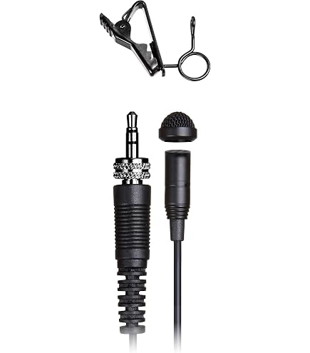 Amazon.com: Tascam TM-10LB Lavalier Microphone, Black