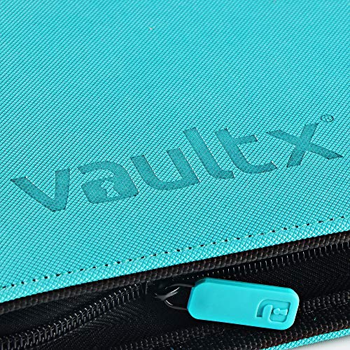Vault X Premium eXo-Tec Binder - 9 Pocket Trading Card Album Folder - 360 Side Loading Pocket Binder for TCG (Teal) - Thumbnail 4