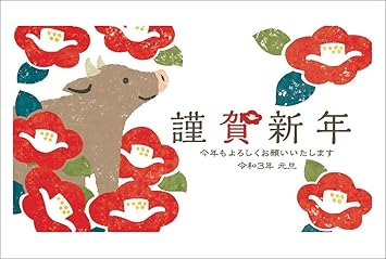 Amazon 3枚入り 令和3年 21年 丑年 お年玉付き年賀状 フルカラー年賀状 Tn656 ポストカード 絵柄付はがき 文房具 オフィス用品 Amazon 3枚入り 令和3年 21年 丑年 お年玉付き年賀状 フルカラー年賀状 Tn656 ポストカード 絵柄付はがき 文房具 オフィス用品