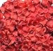 Acerich 3000 PCS Dark-Red Artificial Silk Rose Fake Petals Flower, Wedding Bridal, Home Party Decor