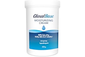 Glaxal Base Moisturizing Cream, Relief from Itchy, Dry Skin, Hypoallergenic & Paraben-Free, Made in Canada, 450 g