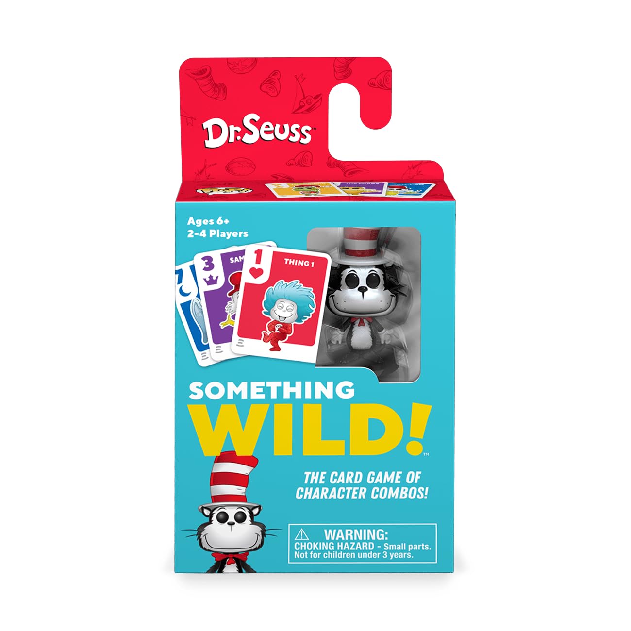 Funko Something Wild Family Card - Dr.Seuss - Cat in the Hat(Includes Collectable Mini POP!) Ideal For Children Ages 6 And Up - Fun For The Whole Family Board Game 56296