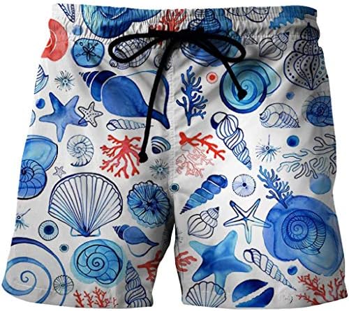 Boys Printed Beach Shorts Casual 