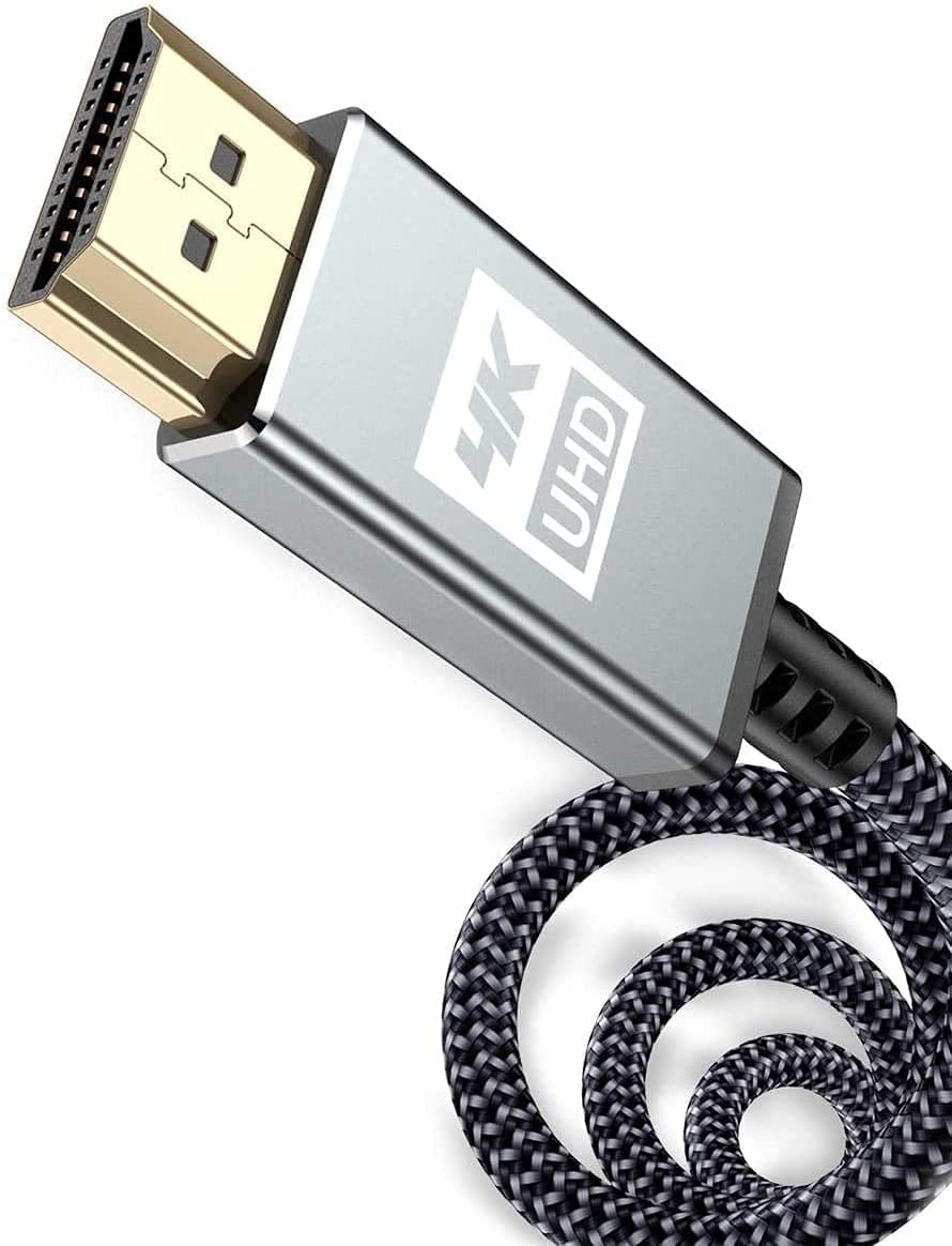 sweguard 4K HDMI Cable 6m, High Speed 18Gbps Braided HDMI 2.0 Cable 4K@60Hz 2K@144Hz Supports 3D UHD 2160p HD 1080p Ethernet HDCP 2.2 ARC Compatible Fire TV,Xbox,PS5/4/3,Blu-ray,Sky,Monitor,Laptop,PC