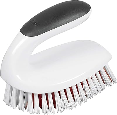OXO Good Grips All-Purpose Scrub Brush Stiff Bristles Ergonomic Handle