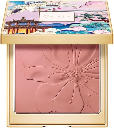 CATKIN Blusher Powder 10g Nude Coral Pink Peach Buildable Pigmented