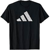 adidas Three Stripes Bricks Graphic T-Shirt