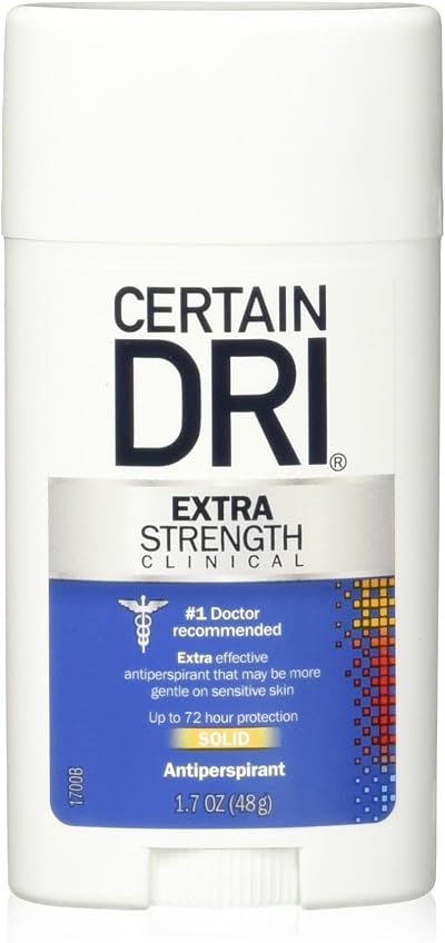 Certain Dri Solid Antiperspirant 4 Count Clinical Strength Extra Effective