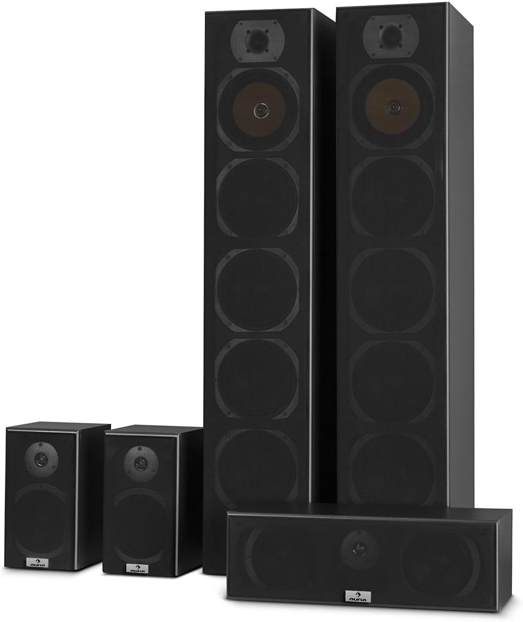 auna surround speaker box set