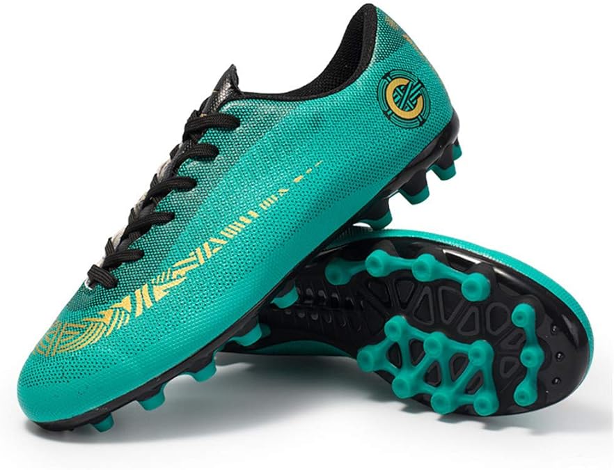 ZLYZS Football Training Shoes Men Indoor Outdoor Turf Trainers Teens