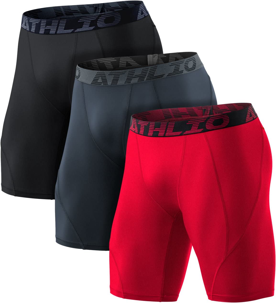 ATHLIO Men's Athletic Cool Dry Compression