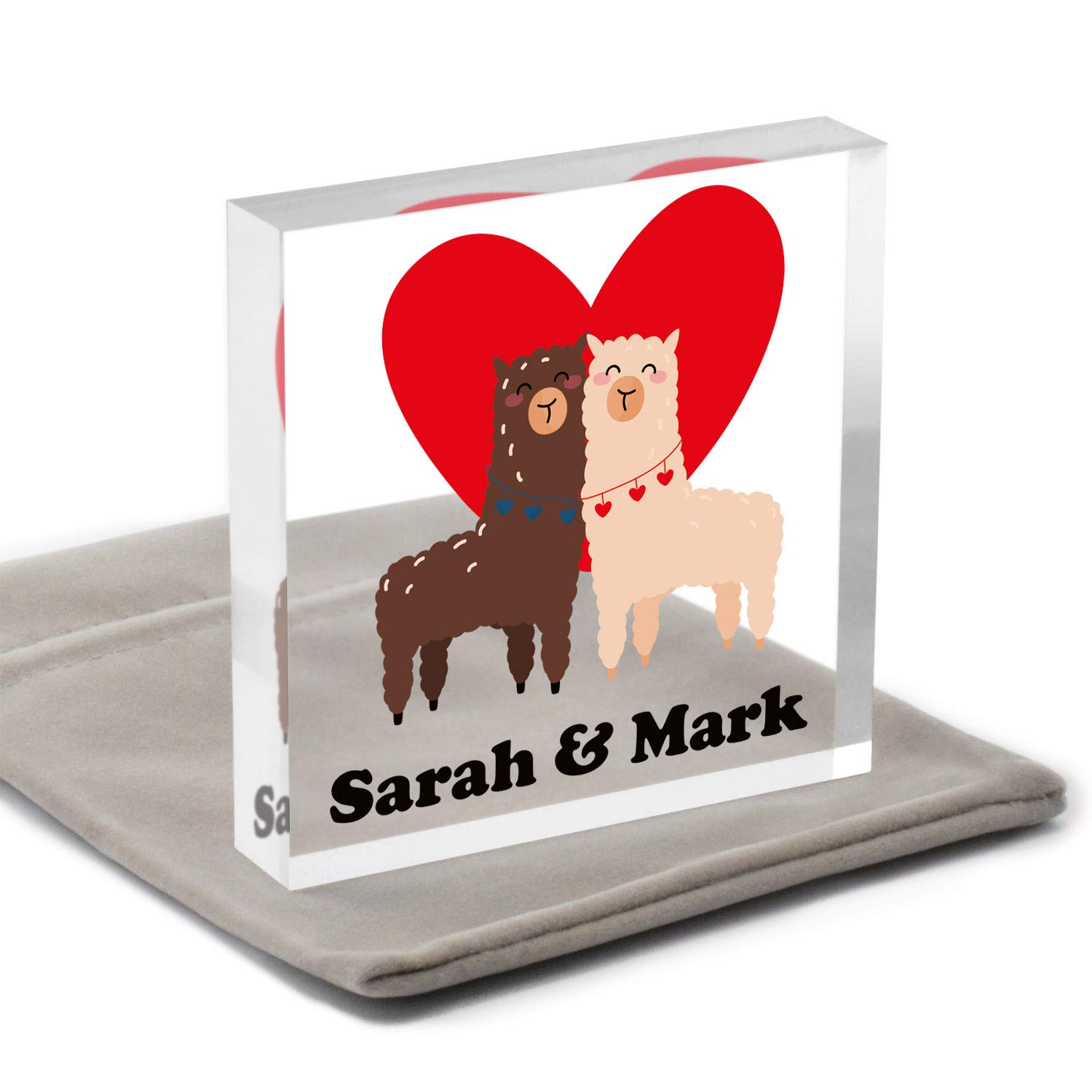 Llama Couple Gifts for Boyfriend Girlfriend Personalised