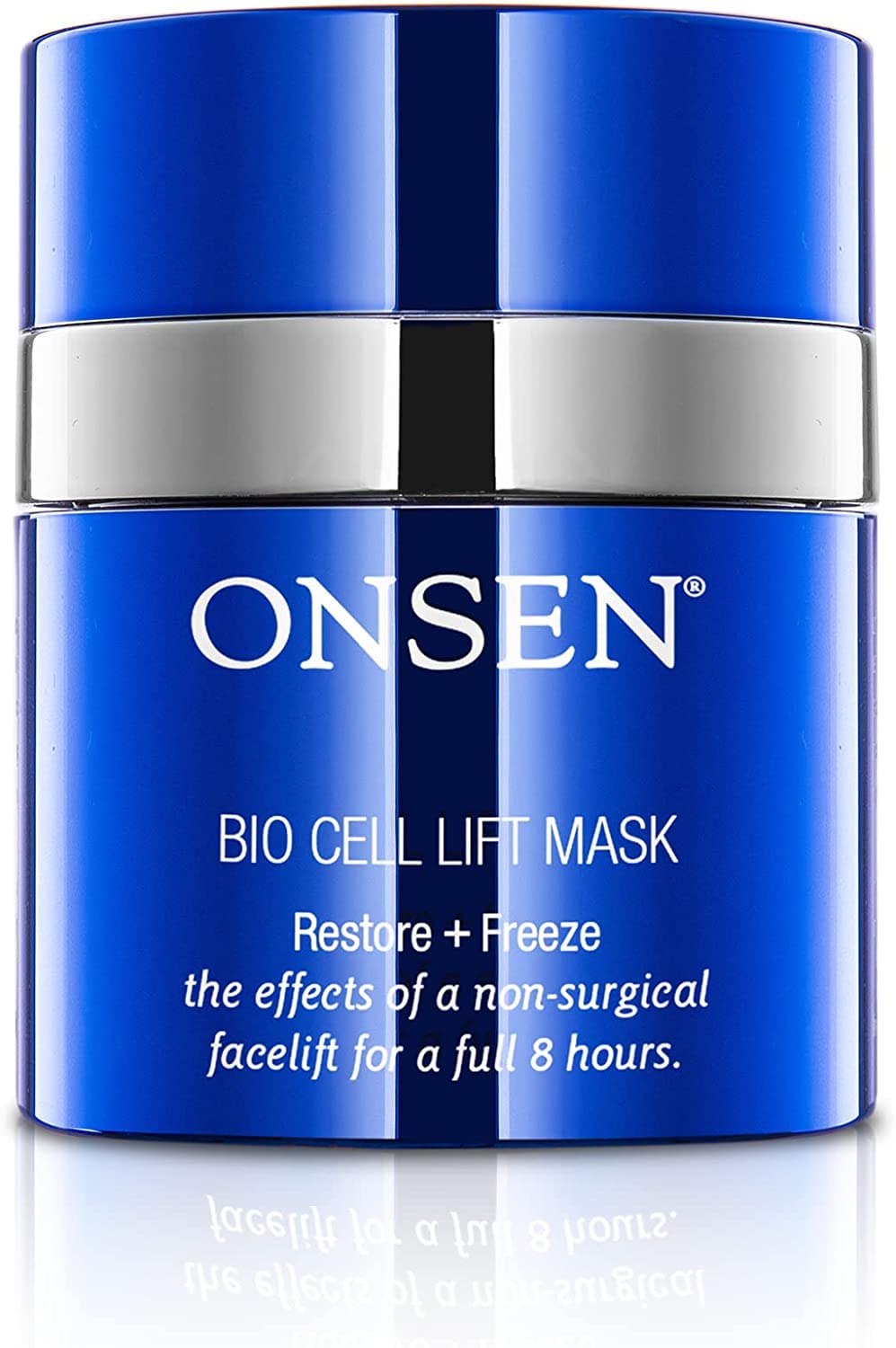 Onsen Non-Invasive Anti- Wrinkle Facelift - Smoothes Wrinkles, Repairs Skin - Secret Skin Care Professional Grade Mask with Long Term Benefits Bio Cell Lift Mask - 1 fl oz/30 ml