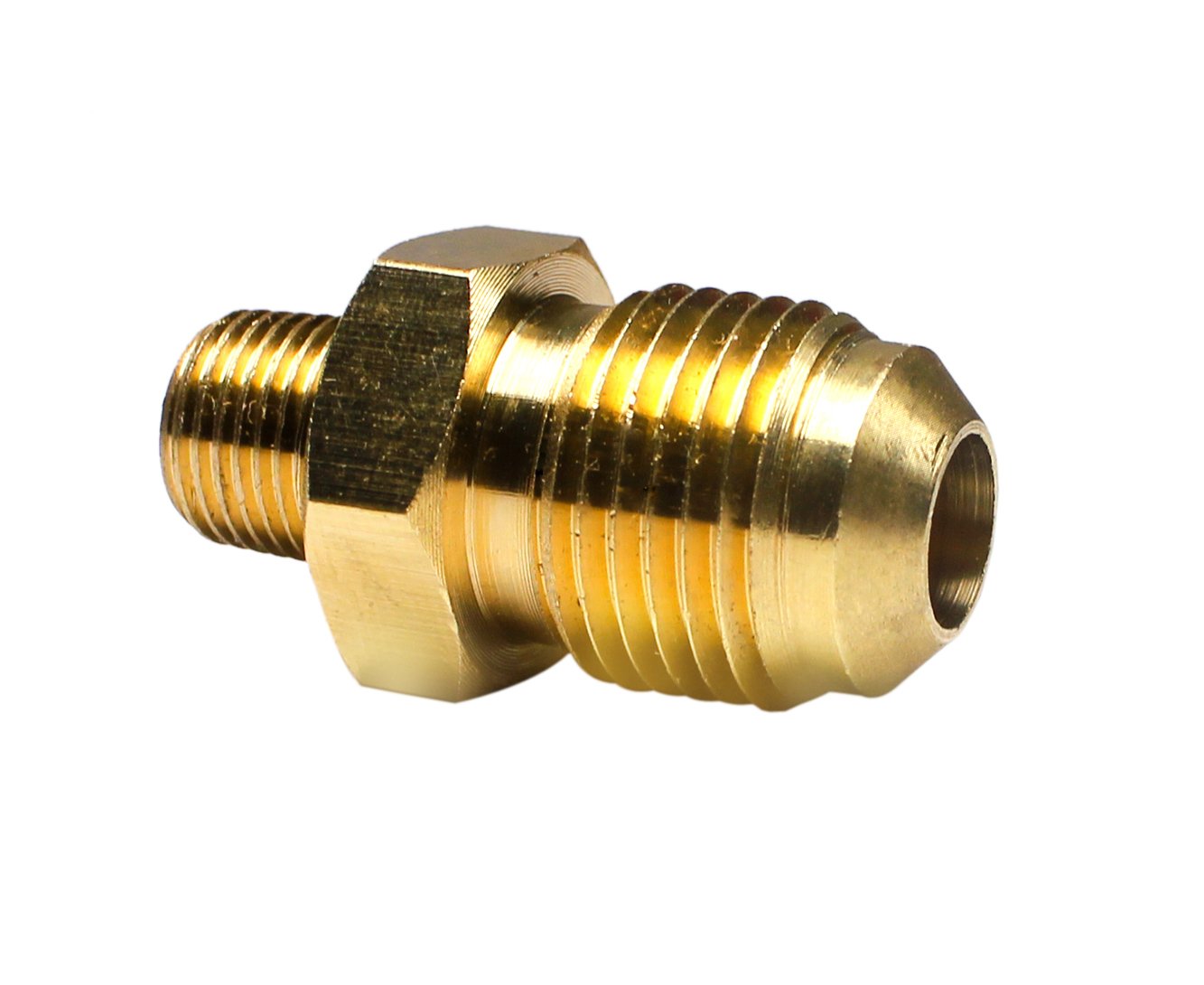 EBAYKER Propane Hose Adapter Connector Fitting 3/8" flare M x 1/8
