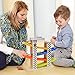 Ramp Racer Race Track;TEYTOY Toddlers Wooden Ramp Racer Race Track Vehicle Playsets with 4 Mini Racers (Exquisite packing)